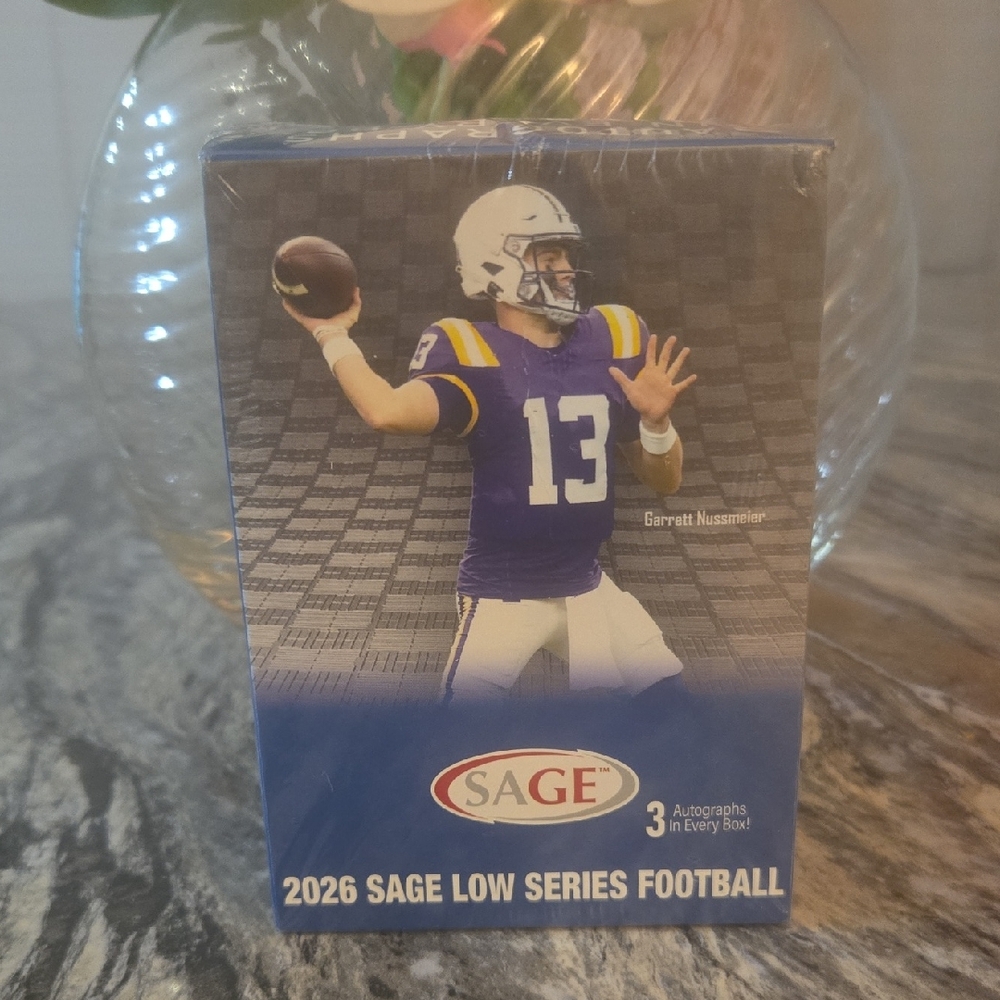 Sage 2026 Low Series Football Card Set - Blue and White
